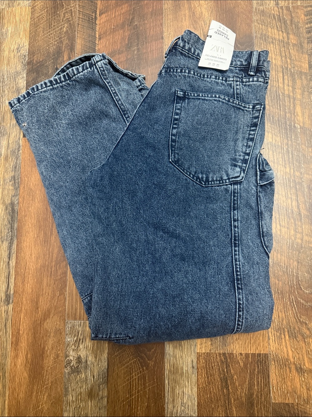 Zara Relaxed Multi-Pocket Cargo Jeans ✨